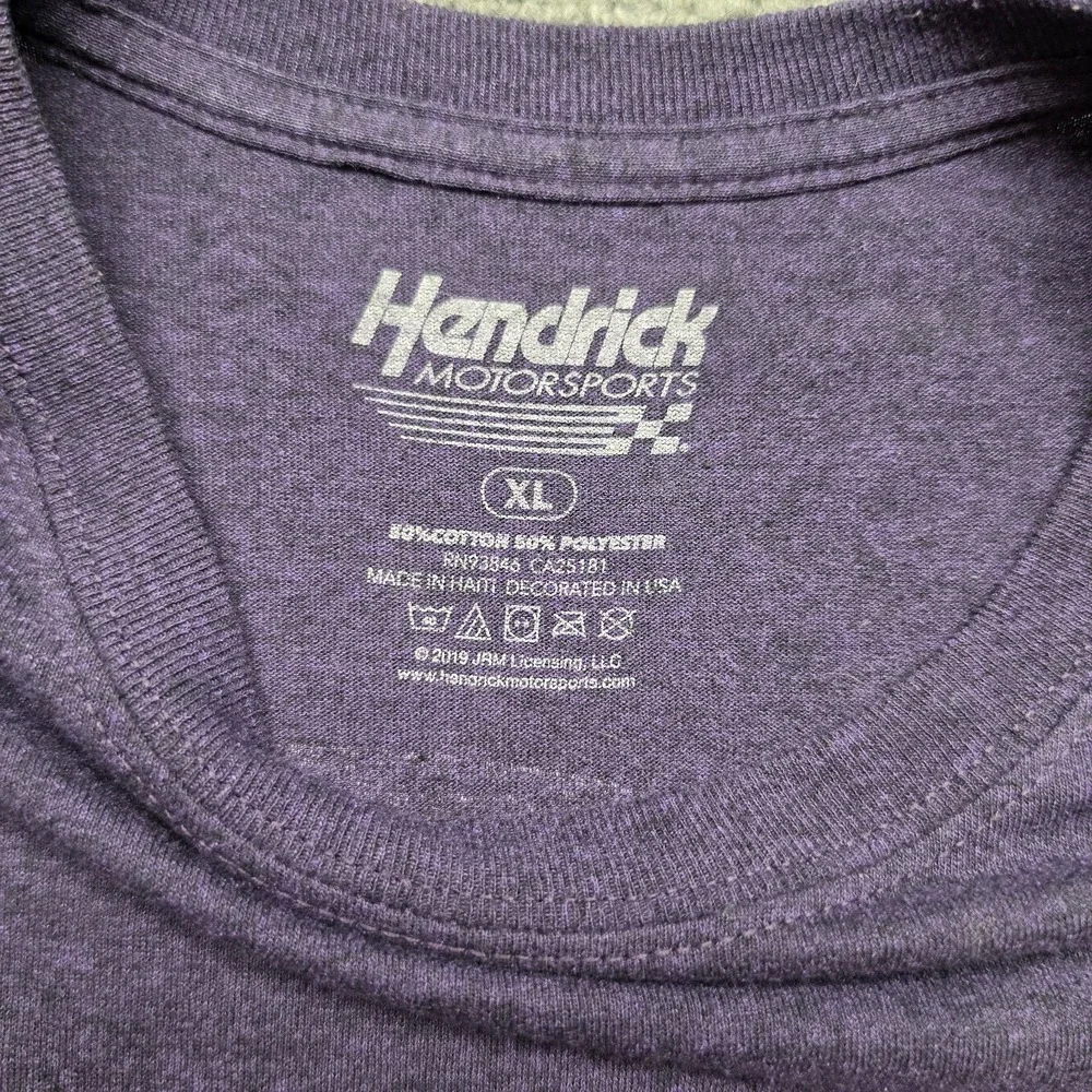 NASCAR Jimmie Johnson 48 Ally Racing Shirt Mens XL Purple Hendrick Motorsports